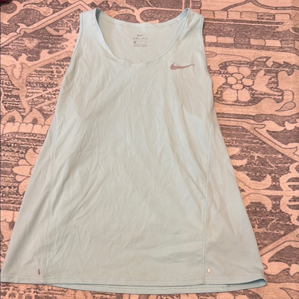 Nike Green Sleeveless Tank Top